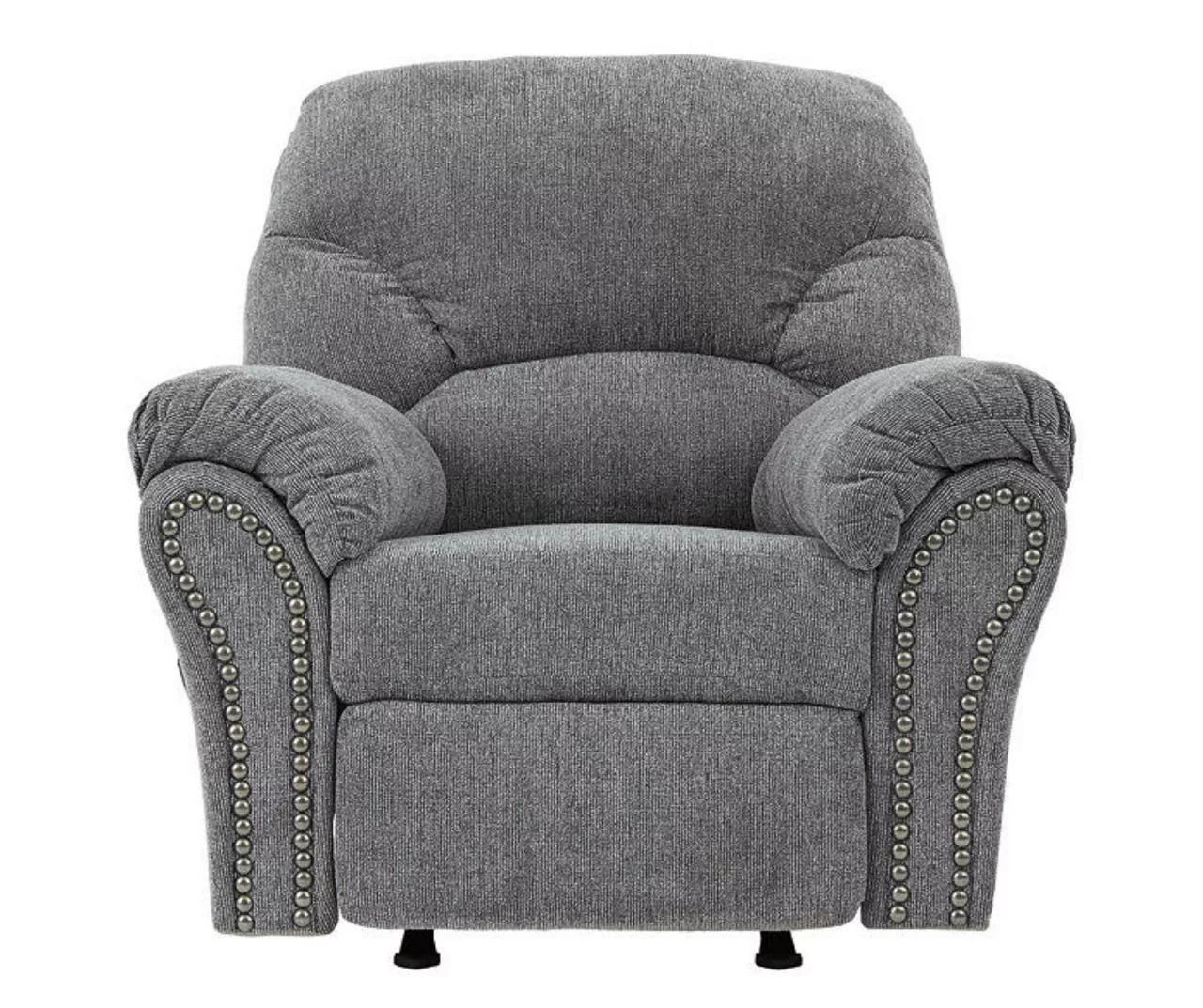 Allmaxx Gray Rocker Recliner 1 Allmaxx Gray Rocker Recliner