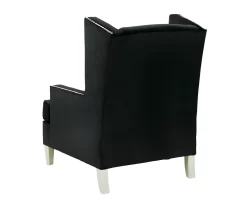 Harriotte Black Accent Chair -Home Style Shop 810612309 2