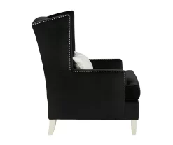 Harriotte Black Accent Chair -Home Style Shop 810612309 4
