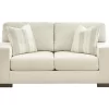Maggie White Loveseat