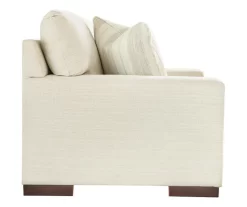 Maggie White Loveseat -Home Style Shop 810612353 4