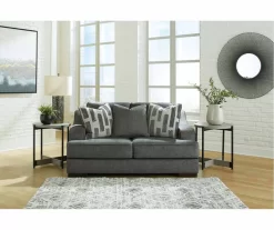 Lessinger Gray Loveseat -Home Style Shop 810612401 5