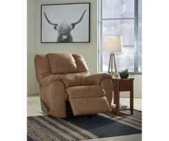 McGann Saddle Faux Leather Rocker Recliner -Home Style Shop 810612511 A0 4