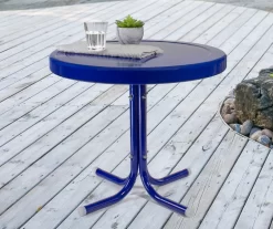 Northlight Retro Tulip Solid Metal Patio Side Table -Home Style Shop 810612995 A0 2
