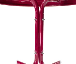 Northlight Retro Tulip Solid Metal Patio Side Table -Home Style Shop 810612998 A0 4