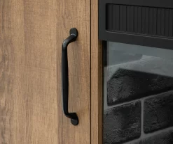 60" Modern Tan Electric Fireplace Console -Home Style Shop 810617759 A8