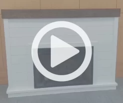 62" White Shiplap Grand Electric Fireplace -Home Style Shop 810617760 V0 1