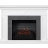 48" Faux Herringbone Mantel Electric Fireplace