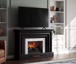 53.5" Black Petite Grand Electric Fireplace Console -Home Style Shop 810617767 B0 3