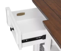 73.5" Castillo Electric Fireplace Console -Home Style Shop 810617768 A8 3