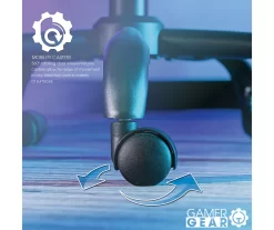 White & Black Faux Leather Gaming Chair 17 White & Black Faux Leather Gaming Chair -Home Style Shop 810618952 A0 7