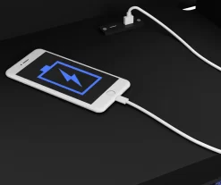 59.5" Black CoolGlow Electric Fireplace & Fan Console -Home Style Shop 810620259 A8 1