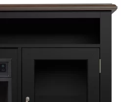 59.5" Black CoolGlow Electric Fireplace & Fan Console -Home Style Shop 810620259 A8 2