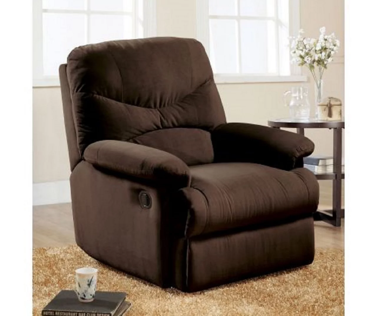 Arcadia Chocolate Recliner 1 Arcadia Chocolate Recliner