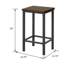Walnut 3-Piece Pub Dining Set -Home Style Shop 810641657 A6 2