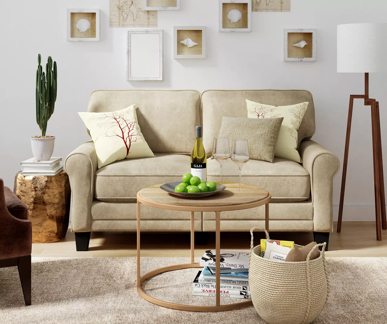 Copenhagen Tan Loveseat 5 Copenhagen Tan Loveseat - Image 5