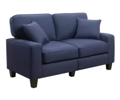 Palisades Navy Blue Loveseat 14 Palisades Navy Blue Loveseat -Home Style Shop 810659257 A0 1