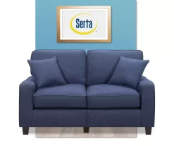 Palisades Navy Blue Loveseat 15 Palisades Navy Blue Loveseat -Home Style Shop 810659257 A0 2