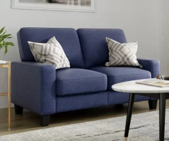 Palisades Navy Blue Loveseat 16 Palisades Navy Blue Loveseat -Home Style Shop 810659257 A0 3