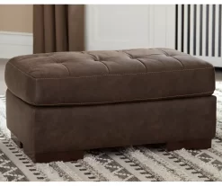 Signature Design By Ashley Maderla Faux Leather Ottoman -Home Style Shop 810697964 A0 2