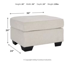 Signature Design By Ashley Cashton Ottoman -Home Style Shop 810697991 A8