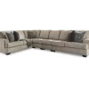Signature Design By Ashley Bovarian Stone 4-Piece Sectional With Right-Facing Loveseat