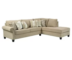Signature Design By Ashley Dovemont Sectional With Right-Facing Chaise