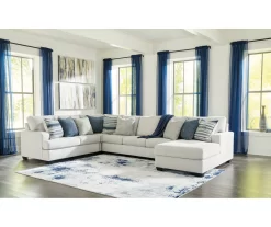 Signature Design By Ashley Lowder Stone 5-Piece Sectional With Right-Facing Chaise -Home Style Shop combo870013 1