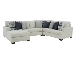 Signature Design By Ashley Lowder Stone 4-Piece Sectional With Left-Facing Chaise