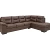 Signature Design By Ashley Maderla Brown Faux Leather Sectional